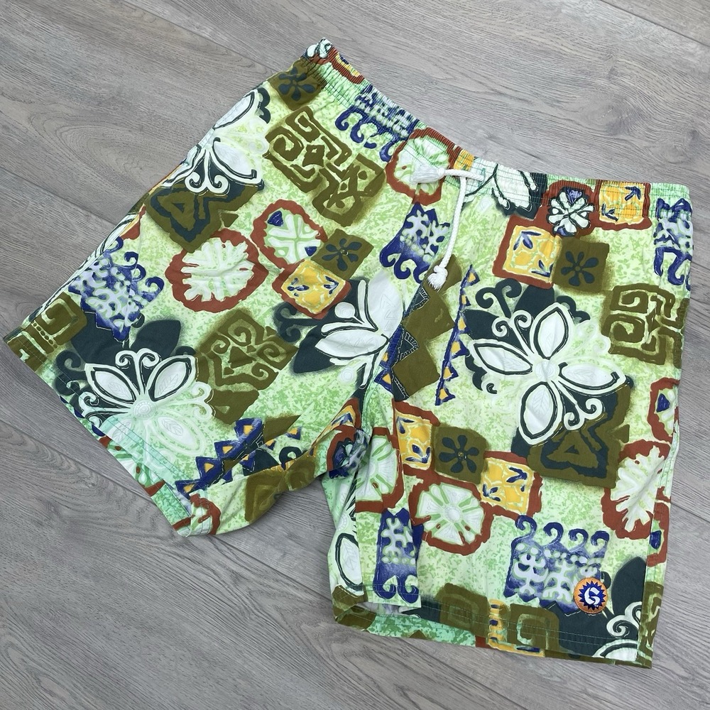 Gotcha VTG AOP Swim Trunks Geometric Multicolor Men‎ Beach Resort